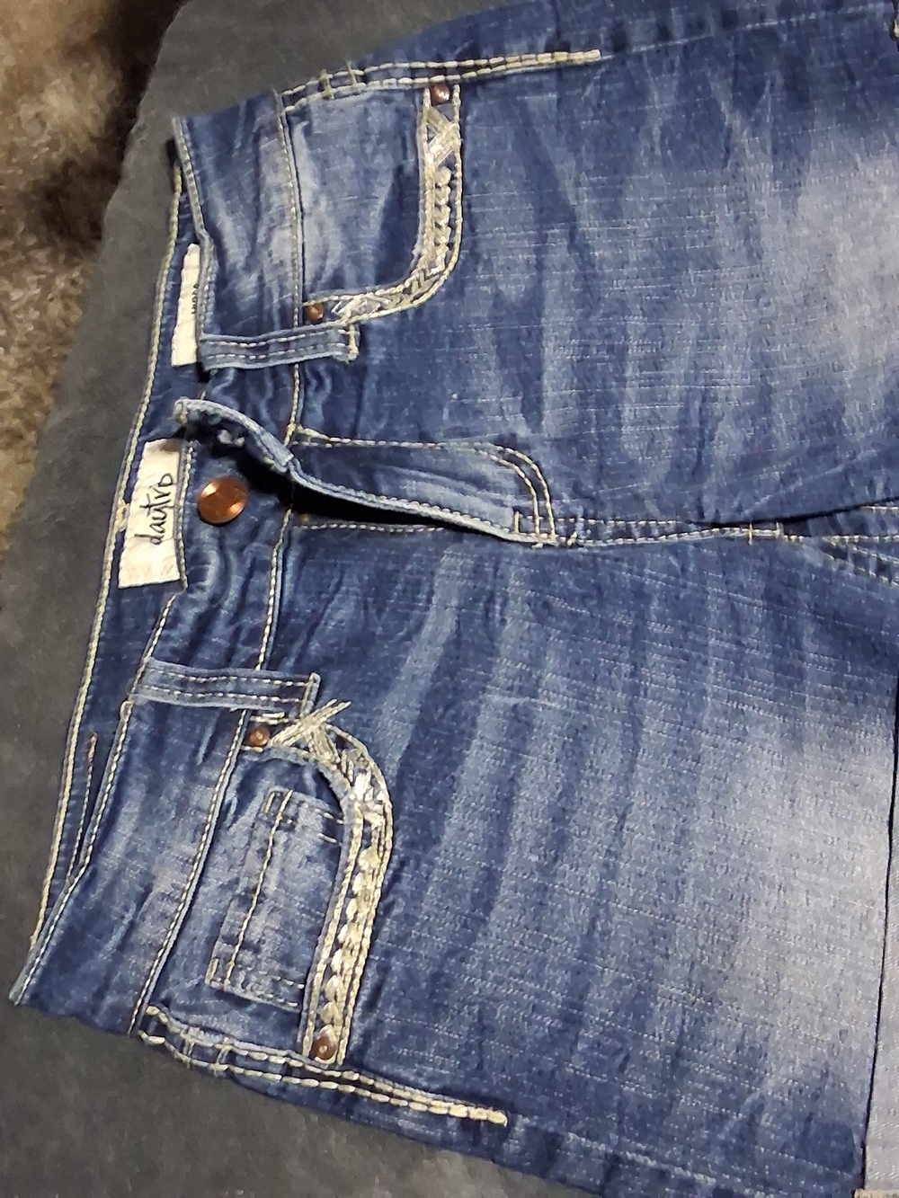 Daytrip Women's Faded Blue Relaxed Shorts